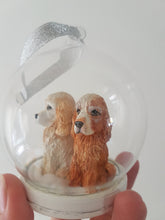 Load image into Gallery viewer, Miniature pet sculpture snowglobe