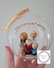 Load image into Gallery viewer, Peg doll glass bauble