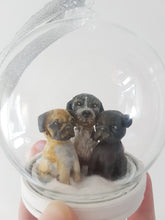 Load image into Gallery viewer, Miniature pet sculpture snowglobe
