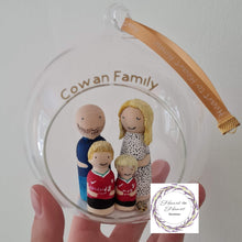 Load image into Gallery viewer, Peg doll glass bauble
