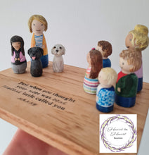 Load image into Gallery viewer, Family wooden plaque
