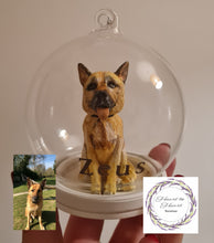 Load image into Gallery viewer, Miniature pet sculpture snowglobe
